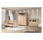 Cdiscount: Chambre bébé Trio OLIVIA - Lit 70x140 cm + Commode à langer + Armoire à 469,99€ (au lieu de 929,99€)