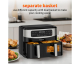 JoyBuy: TOKIT Friteuse sans huile double compartiment 10 L 2850 W à 49,99€ (au lieu de 129,99€)