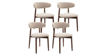 Cdiscount: COLAMY Lot de 4 chaises style nordique minimaliste à 250,99€ (au lieu de 499,99€)