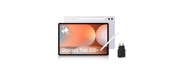 Amazon: Samsung Galaxy Tab S10+ 12,6" - 256 Go, S Pen, chargeur 25W - tablette à 779€ (au lieu de 969€)