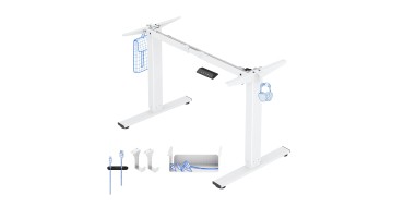 Amazon: Cadre de bureau assis debout électrique Flexispot EN1 - 60x85 cm, 80 kg à 110,98€