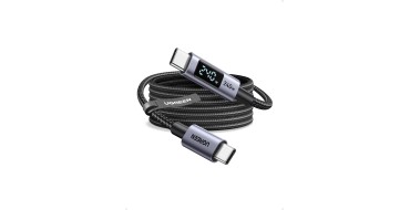 Amazon: Câble USB C Ugreen Nexode - 240W PD 3.1, écran LCD, 2m à 13,59€