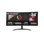 Amazon: Ecran PC Ultra Large 34" LG UltraWide 34WR50QK-B - Dalle VA QHD 100Hz à 199,99€ (au lieu de 219,11€)