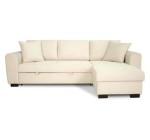 Cdiscount: Canapé d'angle convertible réversible HAMILTON 4 places - Velours Beige - 245x150x86 cm à 569,99€
