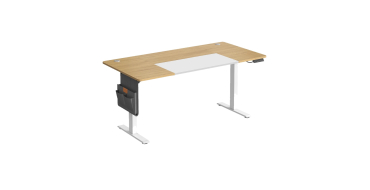 JoyBuy: Bureau électrique réglable en hauteur Ochama - fonction mémoire, USB-C, 160x70 cm à 84,99€