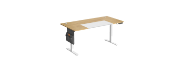 JoyBuy: Bureau électrique réglable en hauteur Ochama - fonction mémoire, USB-C, 160x70 cm à 84,99€