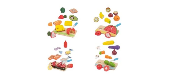 LIDL: LUPILU® Set d'aliments en bois à 4,99€ (au lieu de 6,99€)