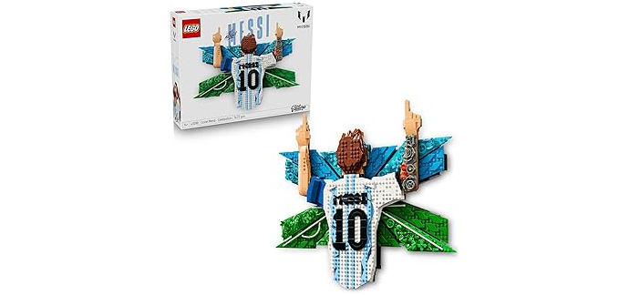 Amazon: LEGO® Icons Lionel Messi – The Celebration (31206) à 119,99€ (au lieu de 179,99€)