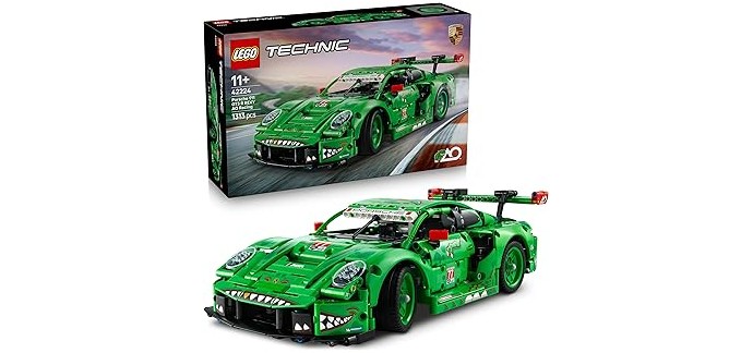 Amazon: LEGO® Technic Porsche 911 GT3 R Rexy (42224) à 99,93€ (au lieu de 139,99€)