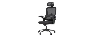 JoyBuy: SIHOO M102C Chaise de bureau ergonomique - Maille, dossier haut, accoudoirs 3D à 119,98€