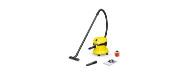 Amazon: Aspirateur Eau et Poussières Kärcher WD 2 Plus à 52,99€ (au lieu de 59,9€)
