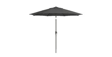 JoyBuy: Parasol de jardin Ochama 340 cm - UPF 50+, manivelle, gris à 39,98€ (au lieu de 129,99€)