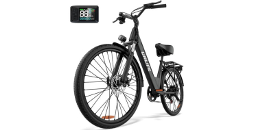 JoyBuy: URLIFE Vélo électrique adulte 26 pouces - batterie 36V 13Ah, moteur 250W, 7 vitesses - écran à 479€
