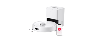 Amazon: Robot aspirateur laveur Roborock Q7 L5+ avec station - aspiration, vidange auto, navigation LiDAR à