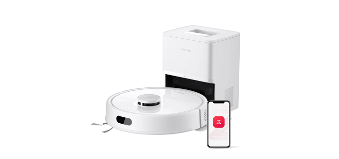 Amazon: Robot aspirateur laveur Roborock Q7 L5+ avec station - aspiration, vidange auto, navigation LiDAR à