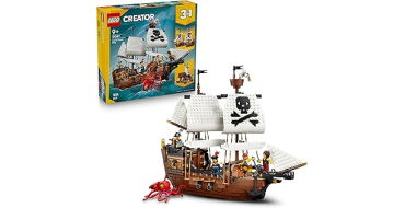 Amazon: LEGO® Creator 3-in-1 Mythical Pirate Ship (31387) à 82,99€ (au lieu de 99,99€)