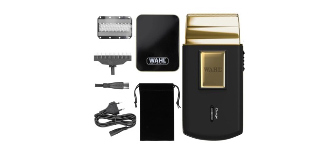 Amazon: Rasoir électrique sans fil Wahl Travel Shaver Gold Edition à 9,45€ (au lieu de 13,50€)