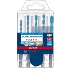 Amazon: Coffret de 5 forets Bosch Expert HEX-9 Multi Construction à 14€ (au lieu de 18,36€)