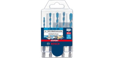 Amazon: Coffret de 5 forets Bosch Expert HEX-9 Multi Construction à 14€ (au lieu de 18,36€)