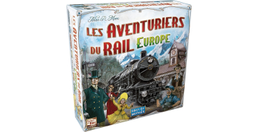 Amazon: Jeu de société - Les Aventuriers du Rail Europe - Days of Wonder à 30,99€