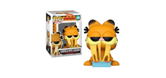 Amazon: Funko Pop Garfield Avec Lasagne (Figurine) à 8,7€ (au lieu de 15,99€)