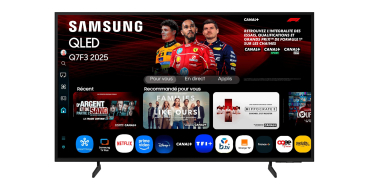 Amazon: TV 55" Samsung 55Q7F3 - QLED, AI à 349€ (au lieu de 400€)