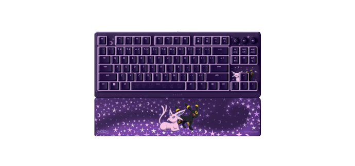Amazon DE: Razer Ornata V3 Tenkeyless Édition Pokémon (PC) à 54,74€ (au lieu de 149,99€)