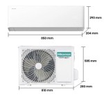 PcComponentes: Climatiseur Split Réversible Hisense HB35XU0A - 12 000 BTU, Inverter, R32, A++/A+ à 499€