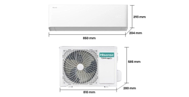 PcComponentes: Climatiseur Split Réversible Hisense HB35XU0A - 12 000 BTU, Inverter, R32, A++/A+ à 499€