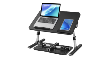 Amazon: Support PC portable Songmics avec tiroir - réglable hauteur/inclinaison, 25 kg à 22,49€