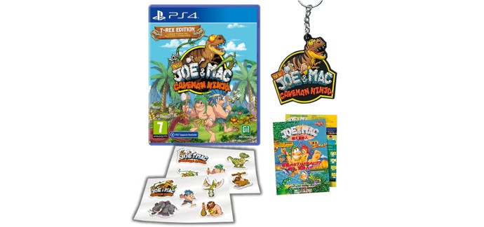 Amazon: New Joe and Mac - Caveman Ninja - T-Rex Edition (PS4) à 19,97€ (au lieu de 39,99€)