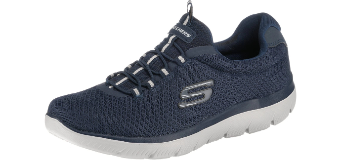 Amazon: Baskets Skechers Homme Summits 233049 - Bleu ou gris à 39,90€ (au lieu de 56,99€)