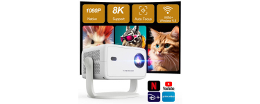 JoyBuy: Magcubic L018 Projecteur 4K 1080p natif 650 ANSI WiFi BT autofocus à 109,9€ (au lieu de 169,9€)