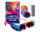 Amazon: Pack de 10 Lunettes Éclipse Solaire ISO 12312-2 + 3 filtres smartphone à 8,54€