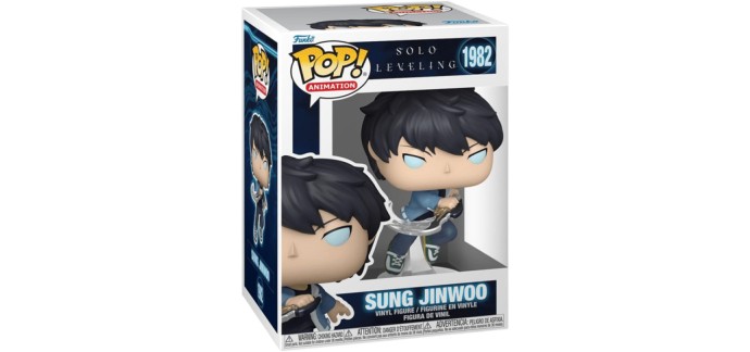 Amazon: Funko Pop Solo Leveling Sung Jinwoo 1982 à 8,74€ (au lieu de 16€)