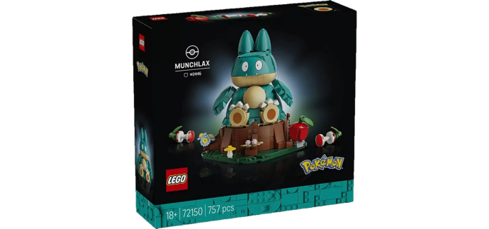 E.Leclerc: Lego 72150 Pokémon Goinfrex (PC) à 67,99€ (au lieu de 69,99€)
