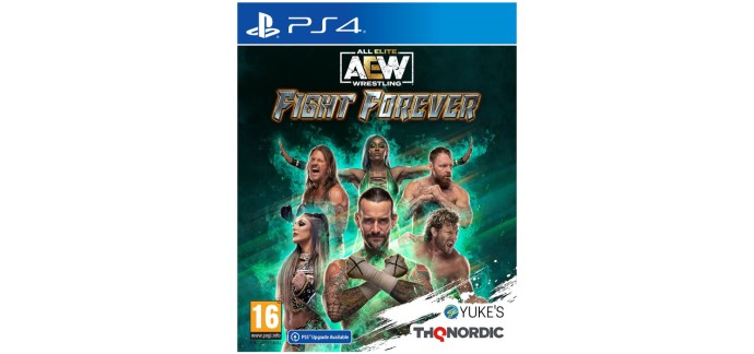 Amazon: AEW Fight Forever (PS4) à 15,60€ (au lieu de 29,99€)