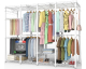 Amazon: Portant à vêtements Aqra - métal 600 kg, Blanc à 99,95€ (au lieu de 153,77€)