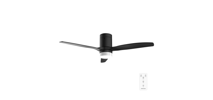 Amazon: Ventilateur de plafond Cecotec Silence Aero 4600 - 132 cm, LED 18W, 6 vitesses à 69,37€