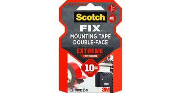Amazon: Ruban Adhésif Double Face Extrême Scotch-Fix 3M - 19 mm x 1,5 m à 4,47€ (au lieu de 8,56€) (via prév