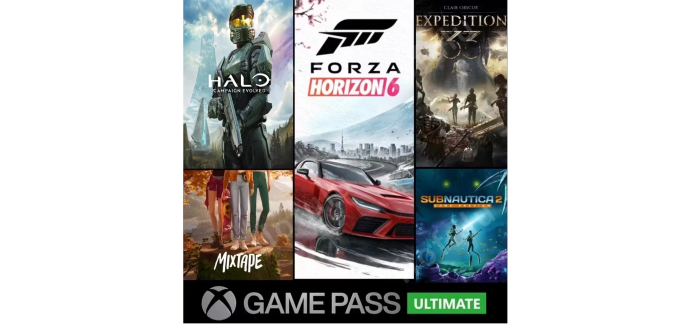 Amazon UK: 3 mois de Xbox Game Pass Ultimate (Xbox/PC Dématérialisé) à 38,58€ (au lieu de 59,99€)