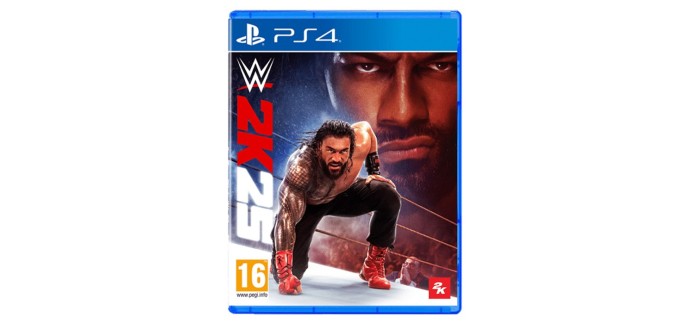 Amazon: WWE 2K25 (PS4) à 18,90€ (au lieu de 24,99€)