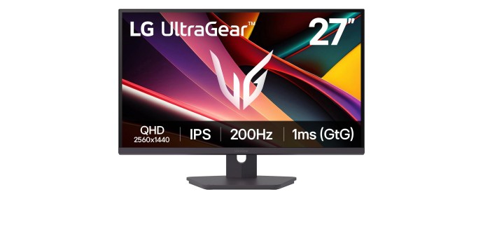 Amazon: Écran PC 27" LG UltraGear 27G610A-B - QHD, 200Hz, IPS, HDR400 à 159,99€ (au lieu de 188,21€)