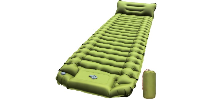 Amazon: Matelas de camping Sfeatru 1 place - 25 x 15 x 5 cm à 29,99€