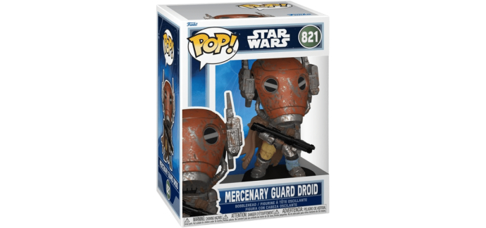 Amazon: Funko Pop Star Wars Garde Mercenaire Droid à 9€ (au lieu de 16€)