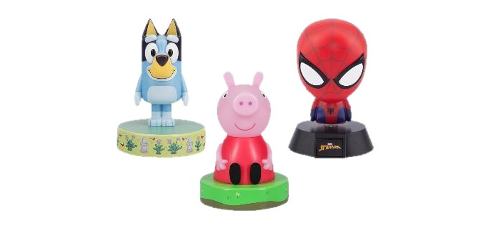 LIDL: Figurine lumineuse Bluey, Peppa Pig ou Spider-Man - 11 cm à 5,99€ (au lieu de 17,99€)