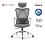 JoyBuy: SIHOO M18 Chaise de bureau ergonomique - Dossier haut, appui-tête et support lombaire réglables à 10
