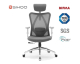 JoyBuy: SIHOO M18 Chaise de bureau ergonomique - Dossier haut, appui-tête et support lombaire réglables à 10