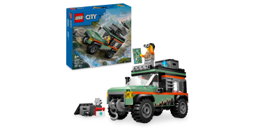 Amazon: LEGO® City Le Camion 4x4 Tout-Terrain (60447) à 14,24€ (au lieu de 18,83€)