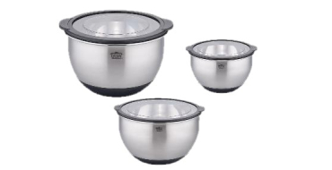 LIDL: GSW Bol en acier inoxydable Primo - 3 tailles, couvercle hermétique à 9,99€ (au lieu de 29,99€)